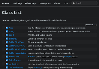 Screenshot: Example task list view via CLI
